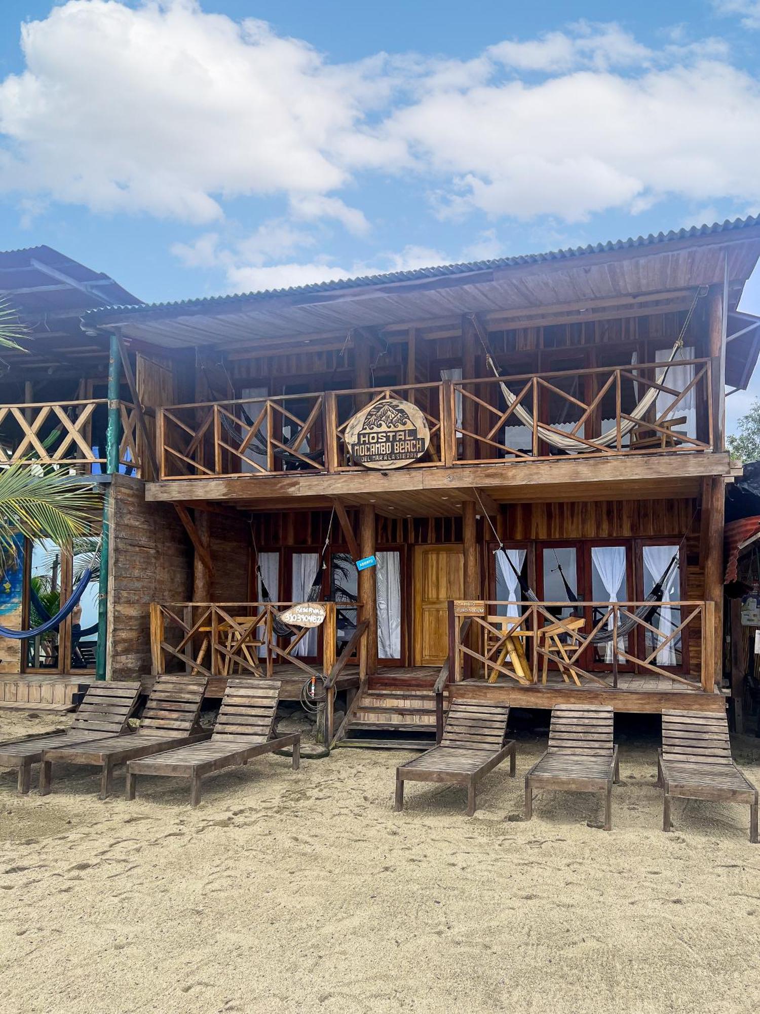 Hostal Mocambo Beach Guachaca Bagian luar foto